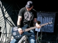 CJ Ramone performs during the It's Not Dead Festival @ the San Miguel Amphitheater in San Bernardino, California | Photo by Raymond Ahner